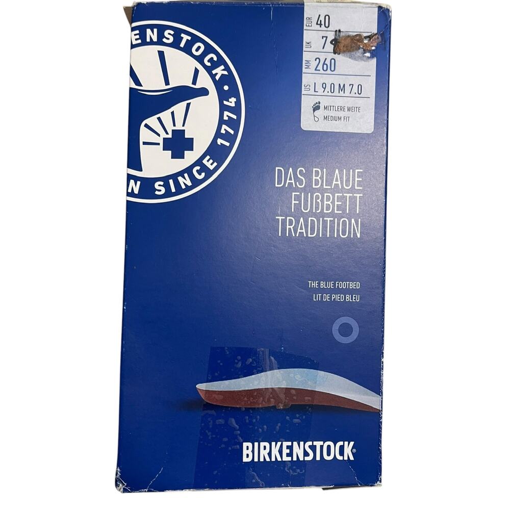 Birkenstock Tradition Blue Footbed Arch Support Insoles | 40 L9 M7 NEW! - Picture 8 of 8